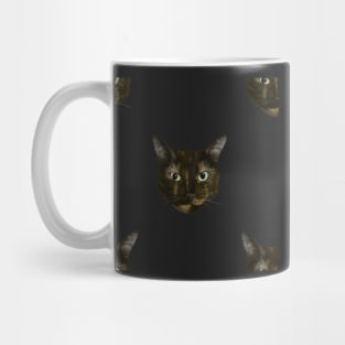 Grumpy Calico Cats - Repeat Pattern Mug